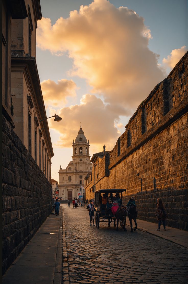 _Intramuros Sunset_ – _Intramuros_ Manila’s Historic Walled City_}