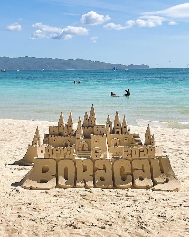 Sand castles 🏰 #sandcastle #boracay