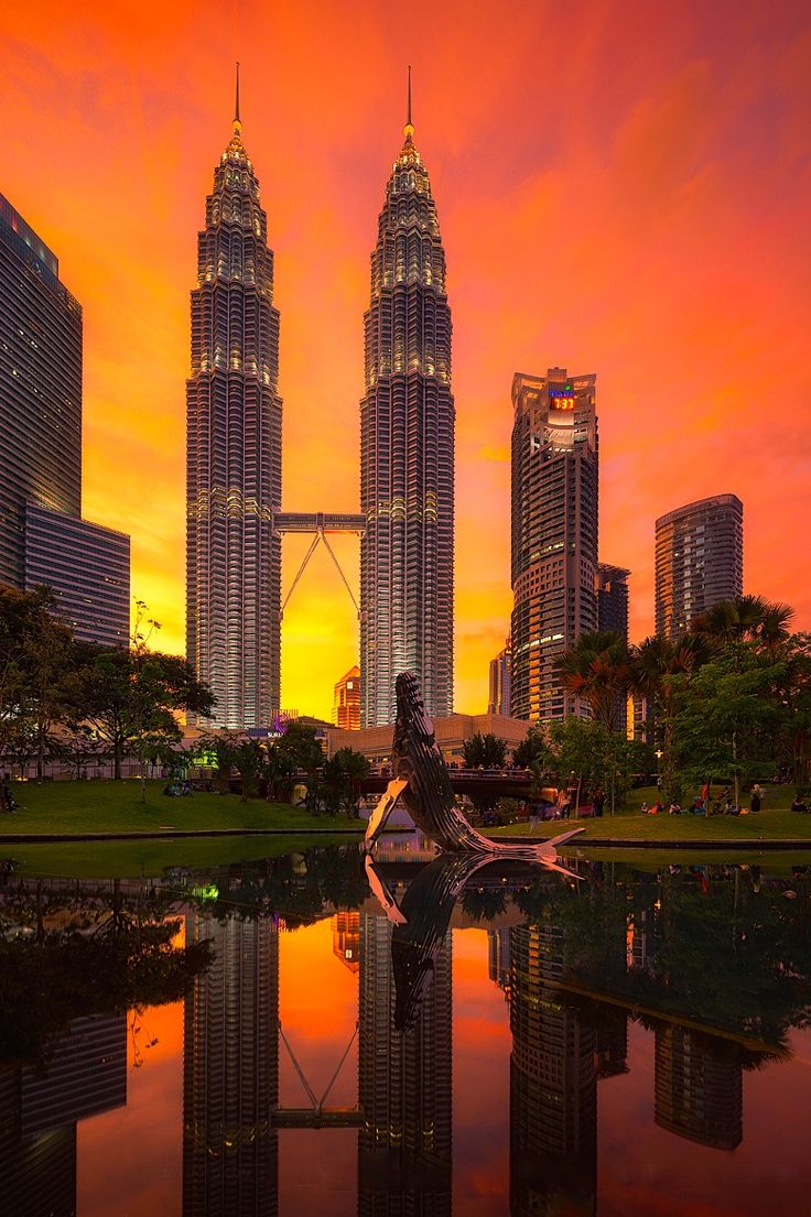 Petronas Towers in Kuala Lumpur